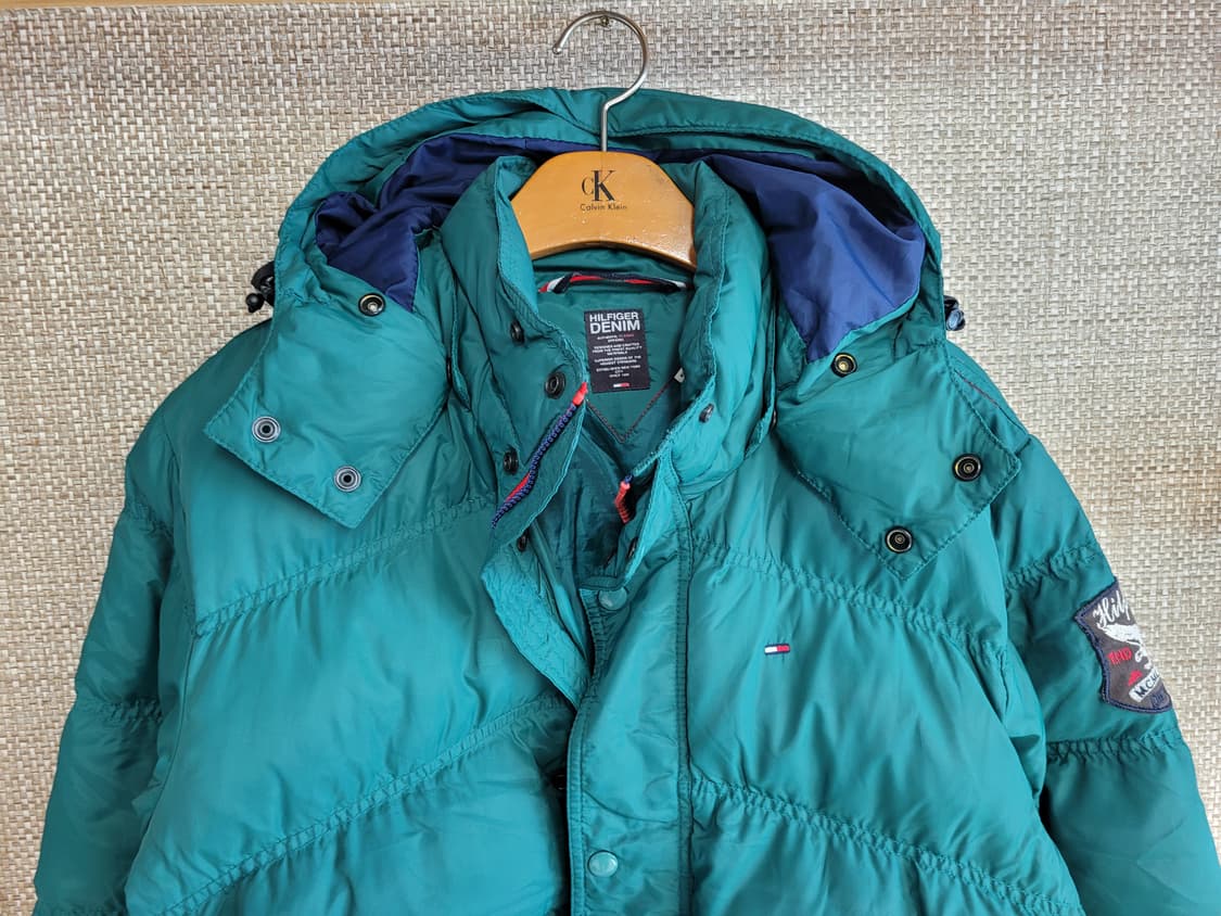 M 100사이즈 타미힐피거 오리털 숏패딩 점퍼 상품이미지2