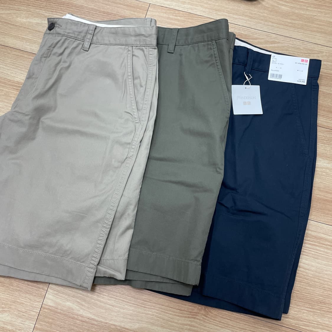 (새제품)유니클로 JWA치노쇼트팬츠 3종(묶음판매) 상품이미지1