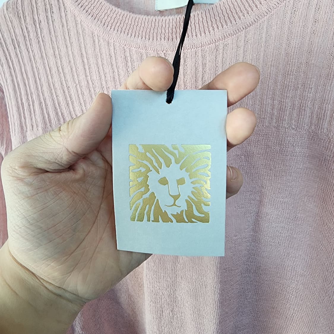 앤클라인 핑크 니트 스웨터 상품이미지4