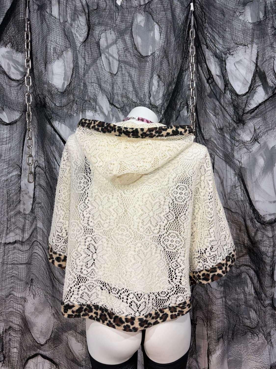 mori Leopard mash hoodie cape 상품이미지8