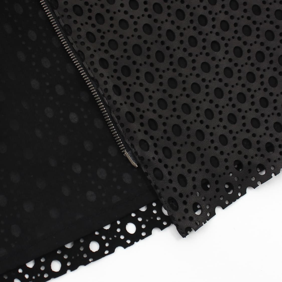 띠어리 Theory 리얼 양가죽 펀칭 나시 슬리브리스 지퍼 블라우스 상품이미지6