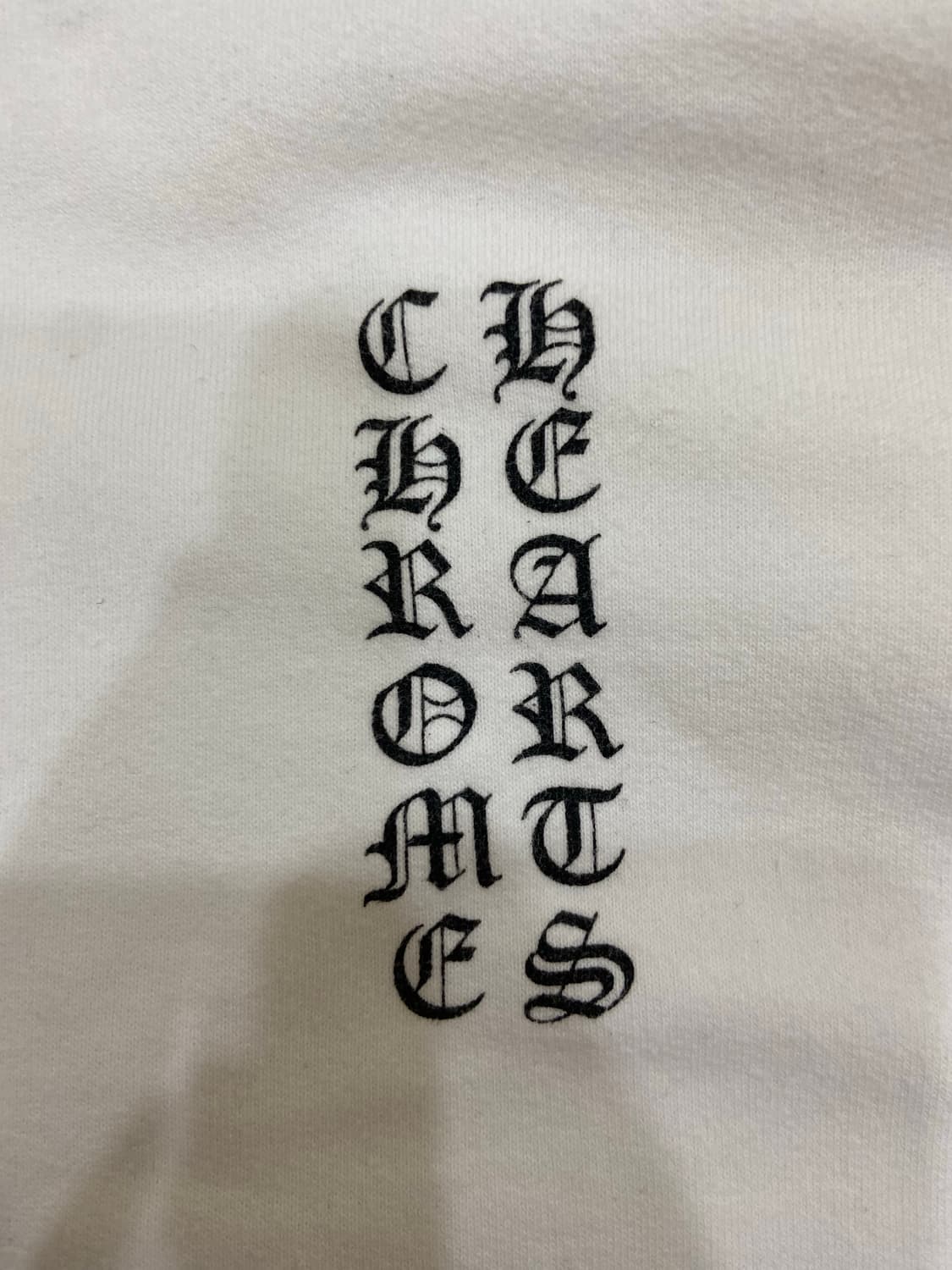 크롬하츠 버티컬 로고 후드 사이즈 m 상품이미지2