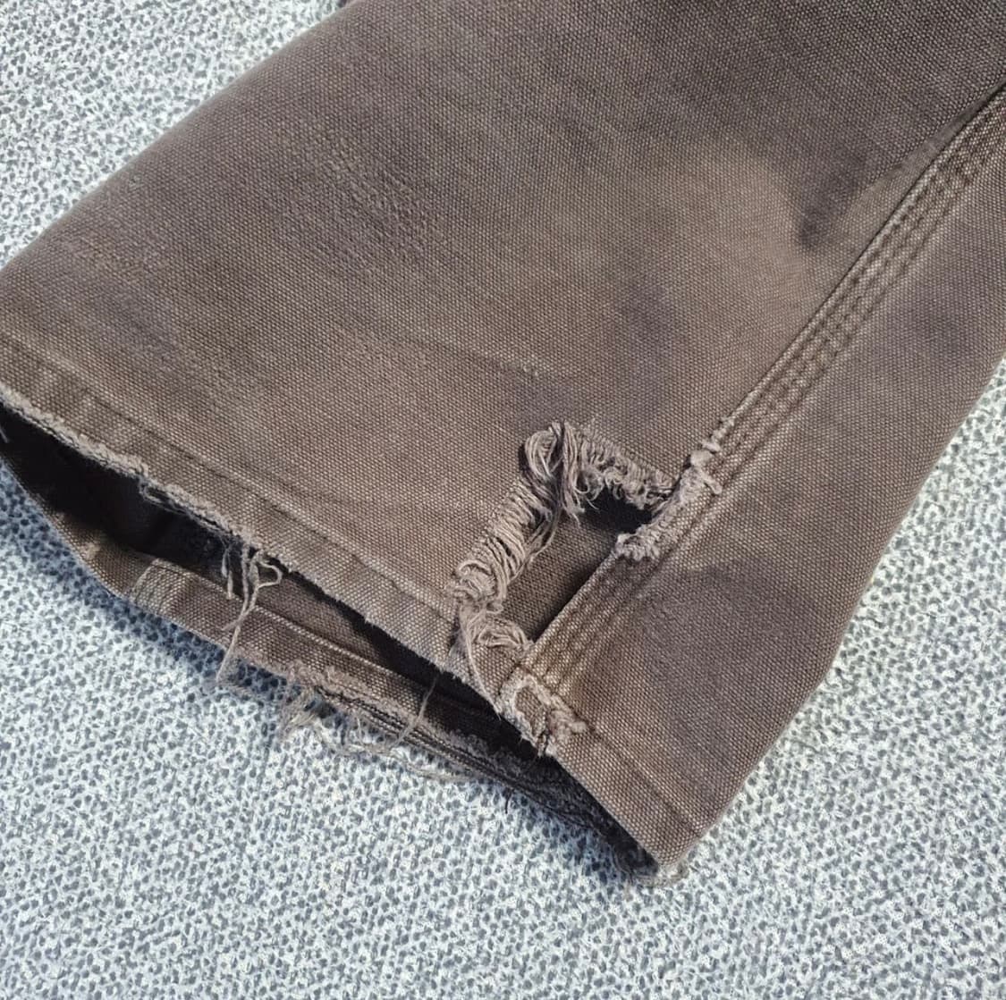 [44x30] 칼하트 B136 DKB 다크 브라운 더블니 팬츠 상품이미지7