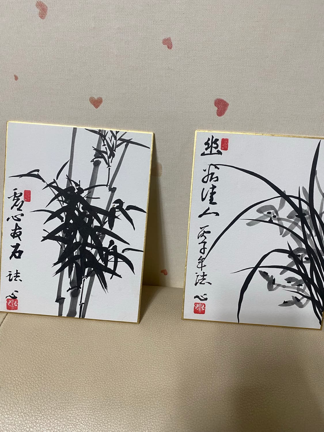 매난국주 수묵화 그림  세트 일괄 상품이미지4