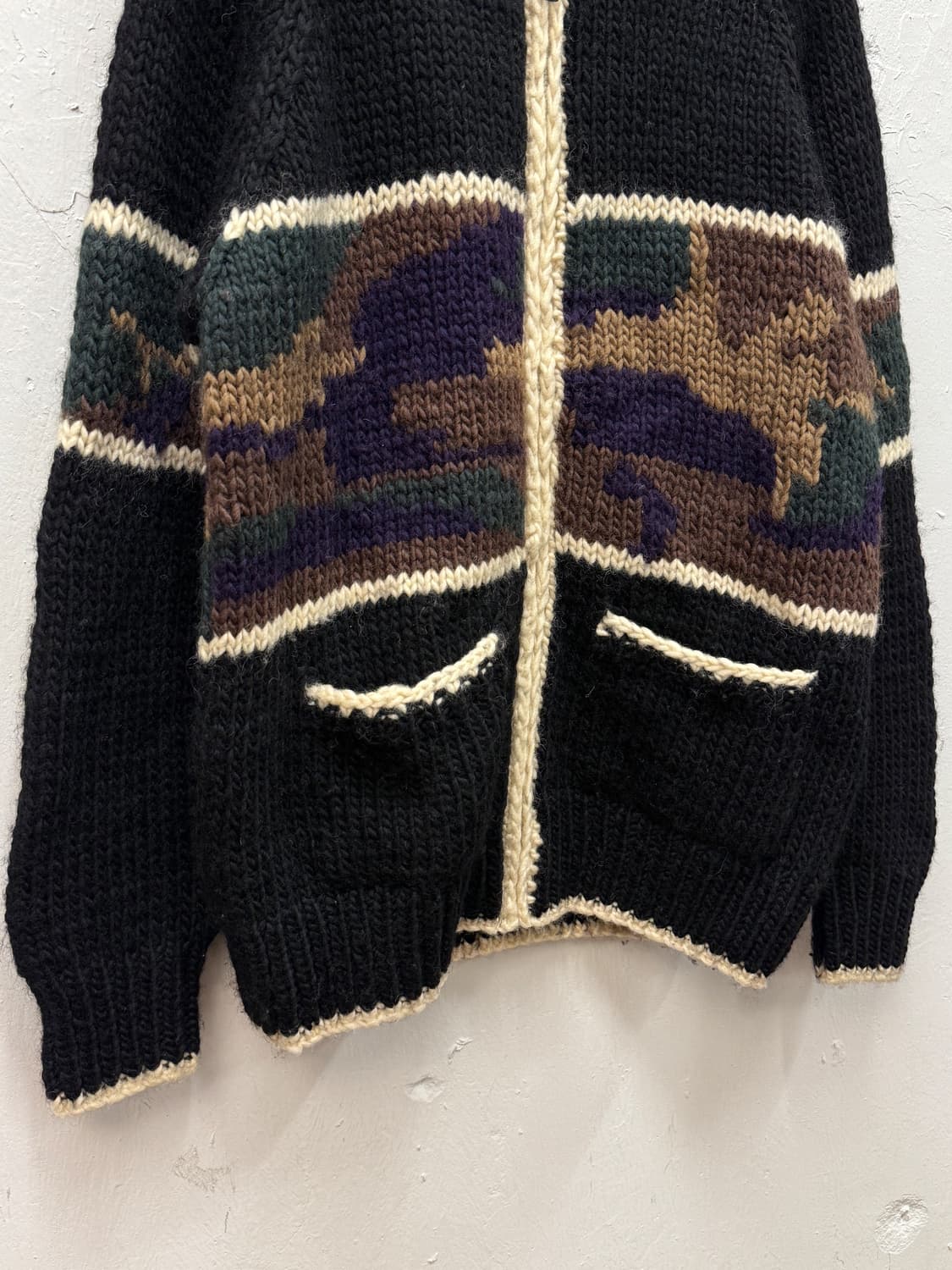 L) Back Street Crawler Wool Zip Knit Jac 상품이미지3