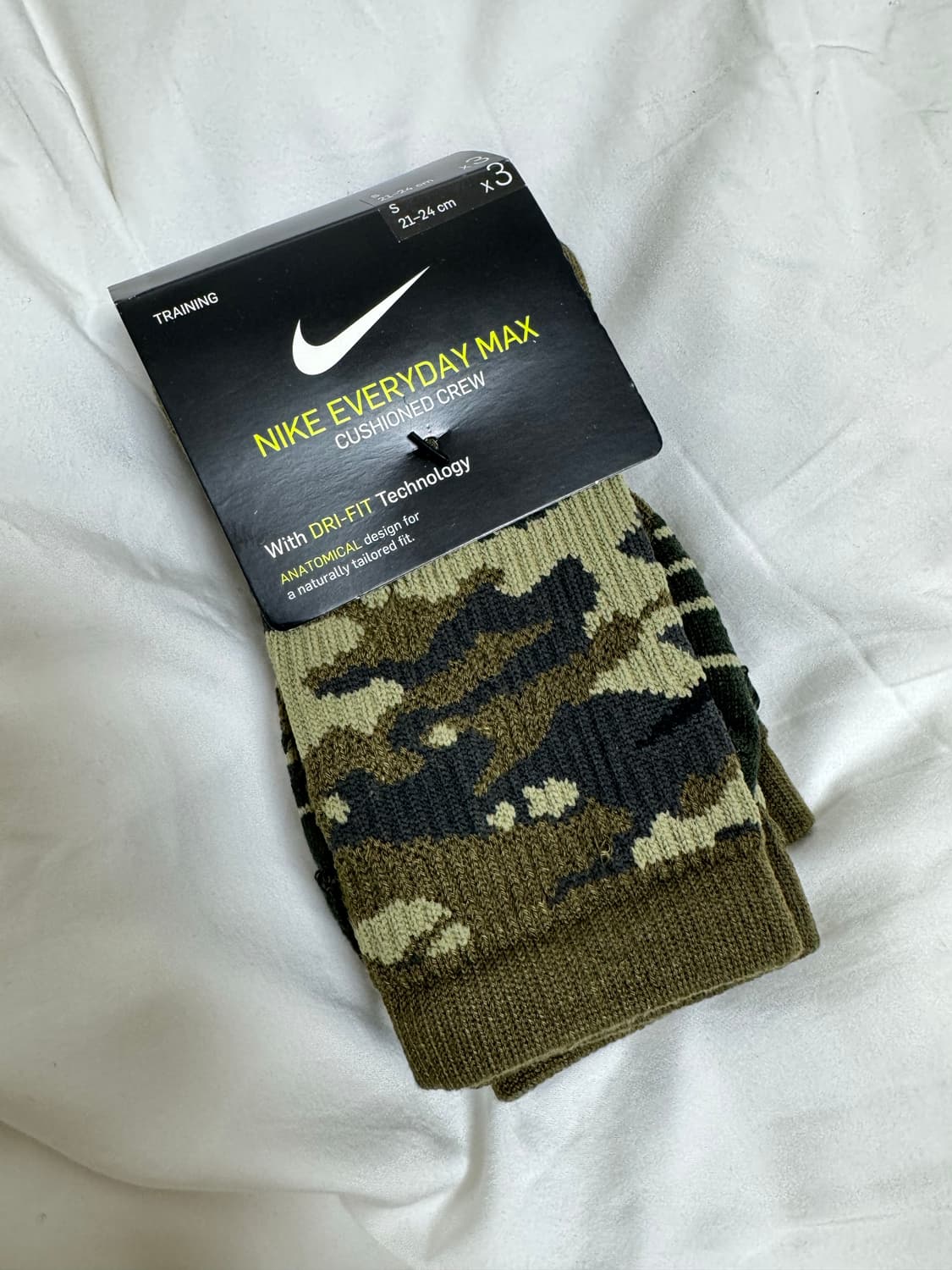 나이키 드라이핏 에브리데이 맥스 쿠션 크루 양말 카모 21-24cm 상품이미지2