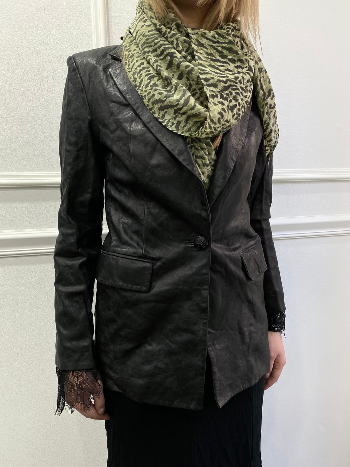 Jessi New York]Lace Detail Slim Fit Shee 상품이미지3