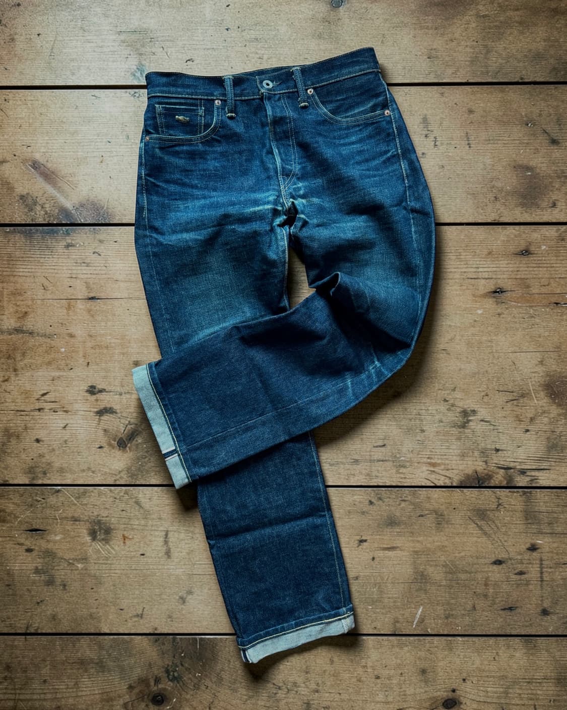 RRL 리미티드 에디션 5포켓 셀비지 데님 팬츠 made in usa 상품이미지2