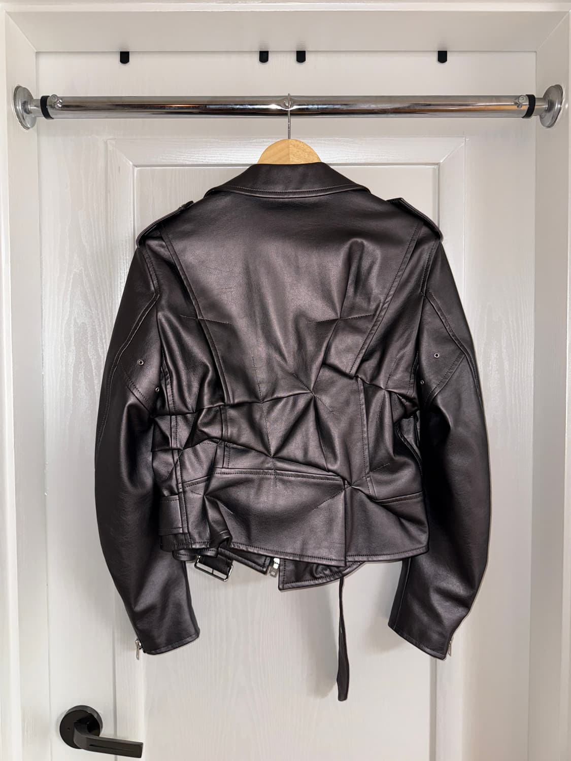 Faux Leather Riders Jacket 상품이미지2