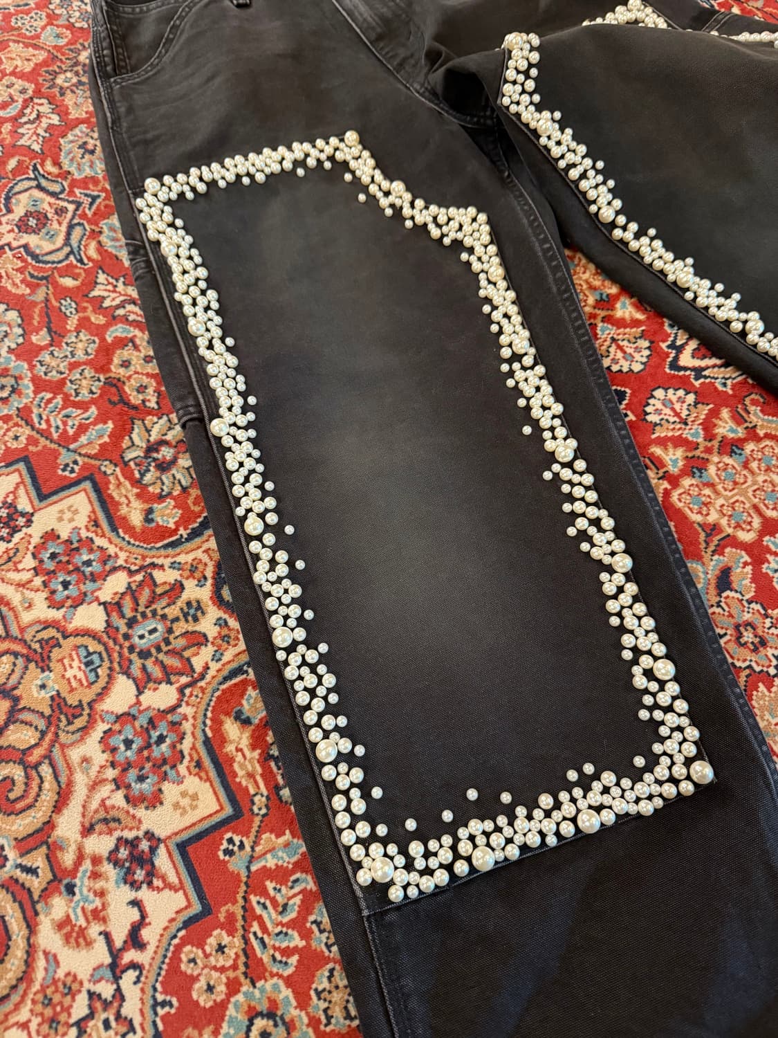 리바이스 더블니 스노우윈도우 리워크 데님 상품이미지3