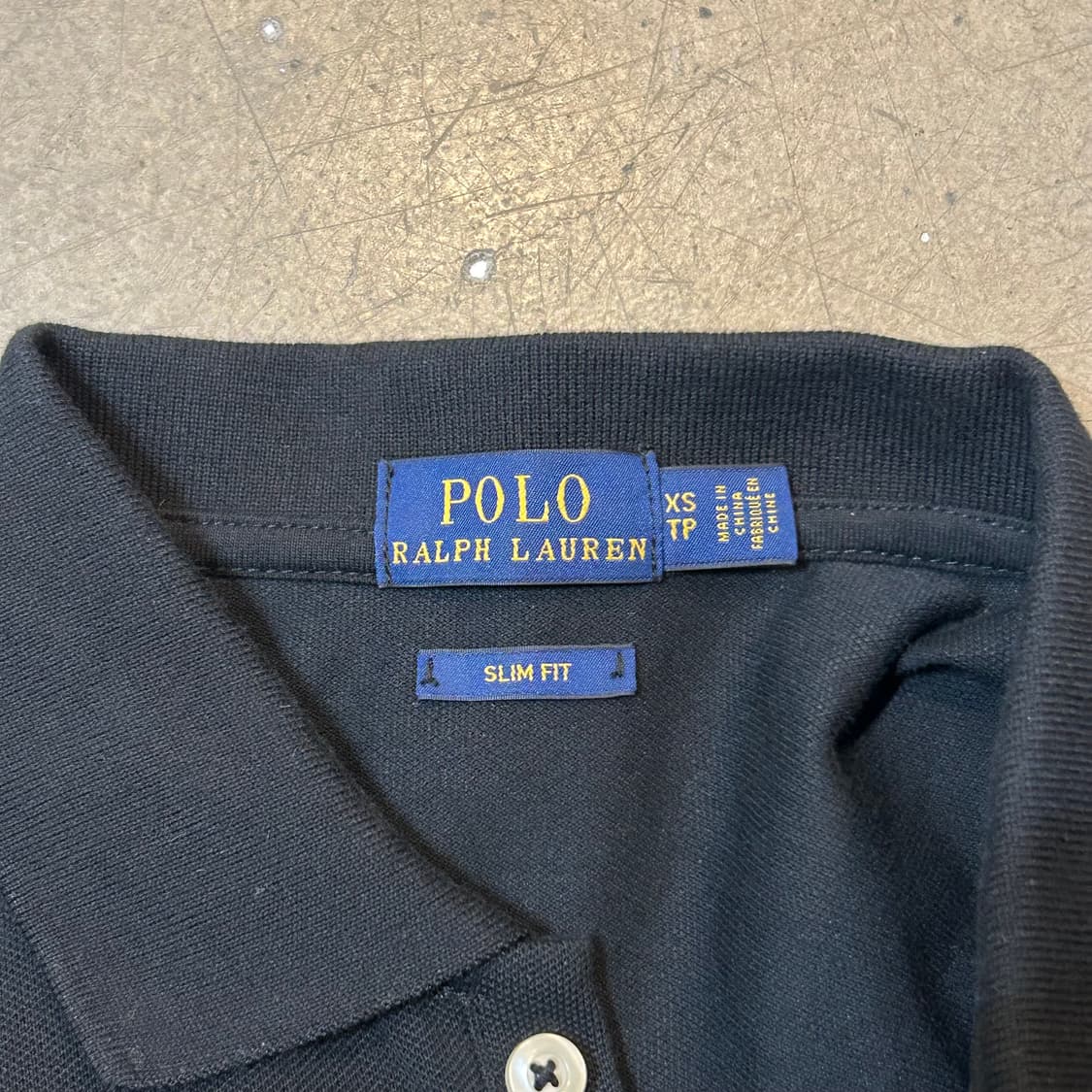 🫶🏻 폴로랄프로렌 Slim Fit 여성용 블랙 카라 반팔티 🫶🏻 상품이미지4