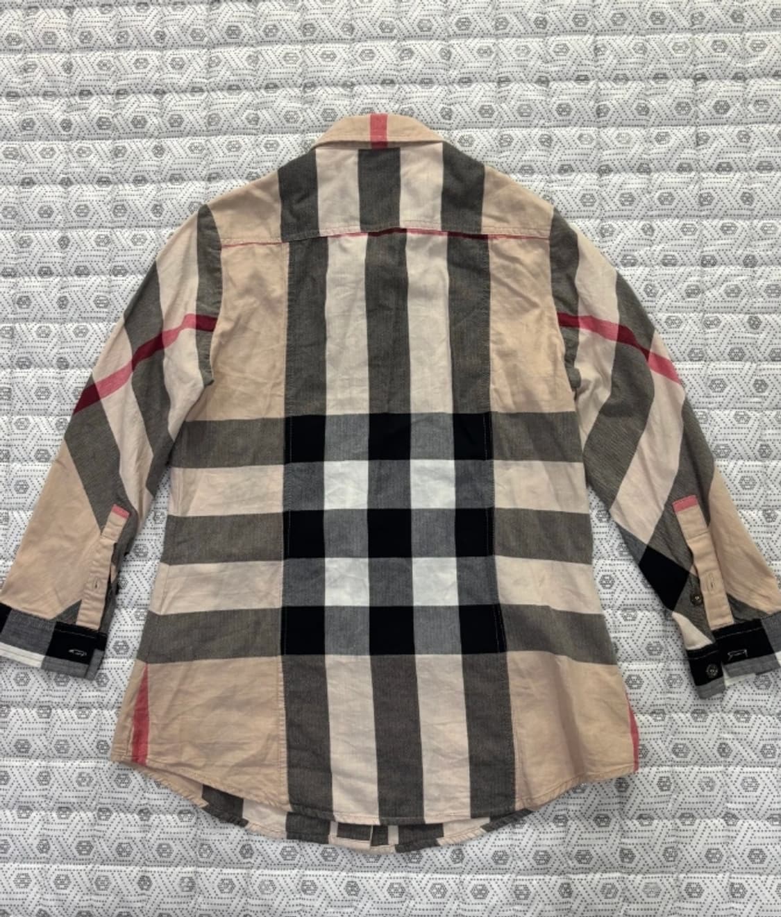 버버리 여성 체크 셔츠~55반 상품이미지4