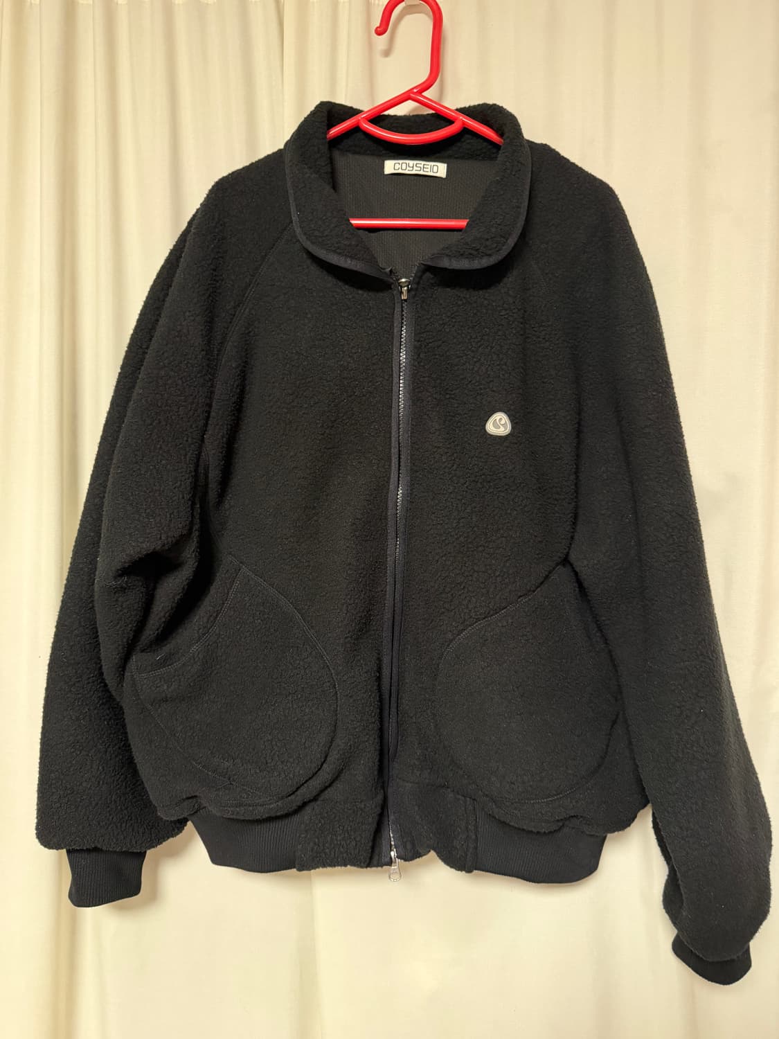 COYSEIO 코이세이오 블랙 플리스 자켓 후리스 상품이미지2