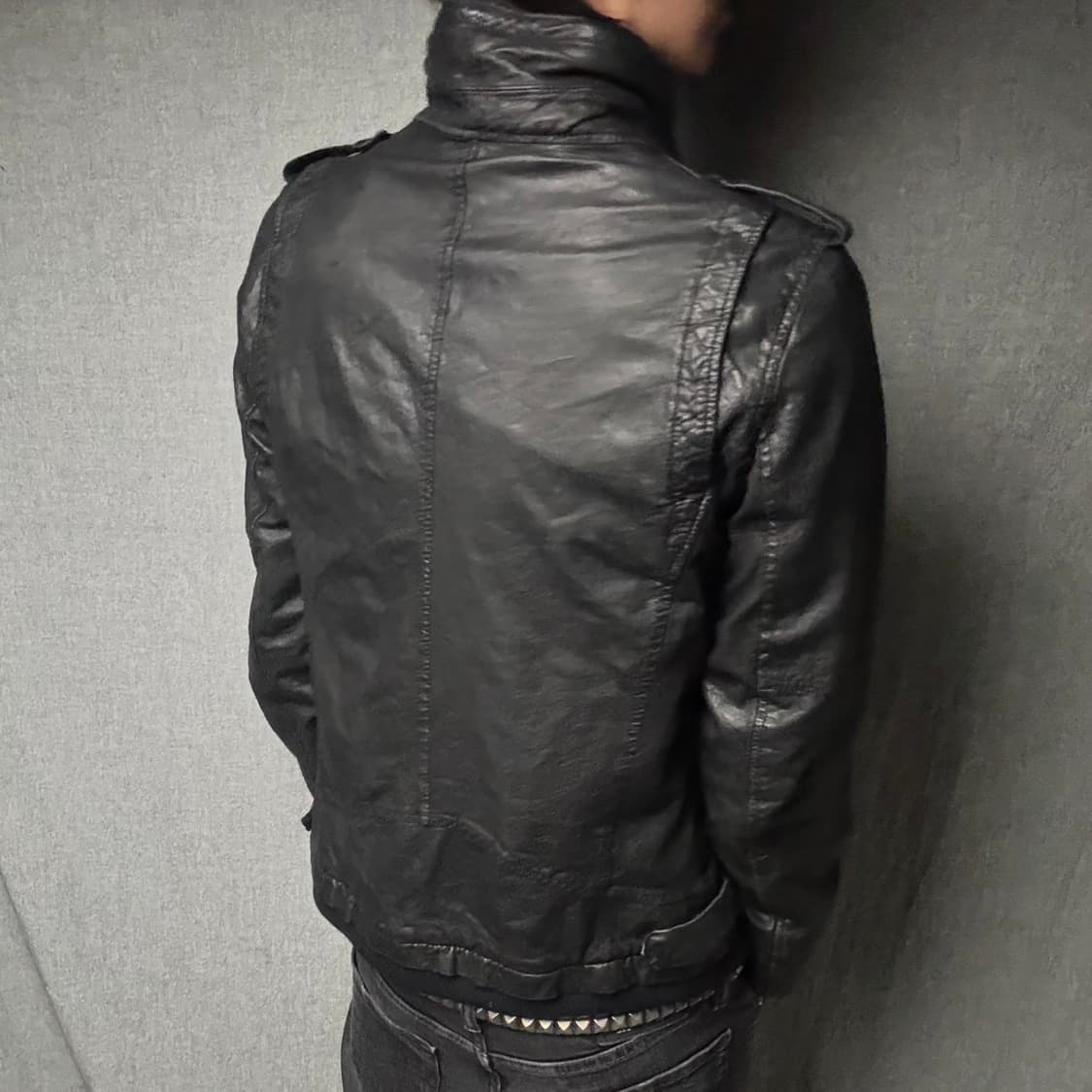 하이넥 양가죽 자켓 상품이미지6