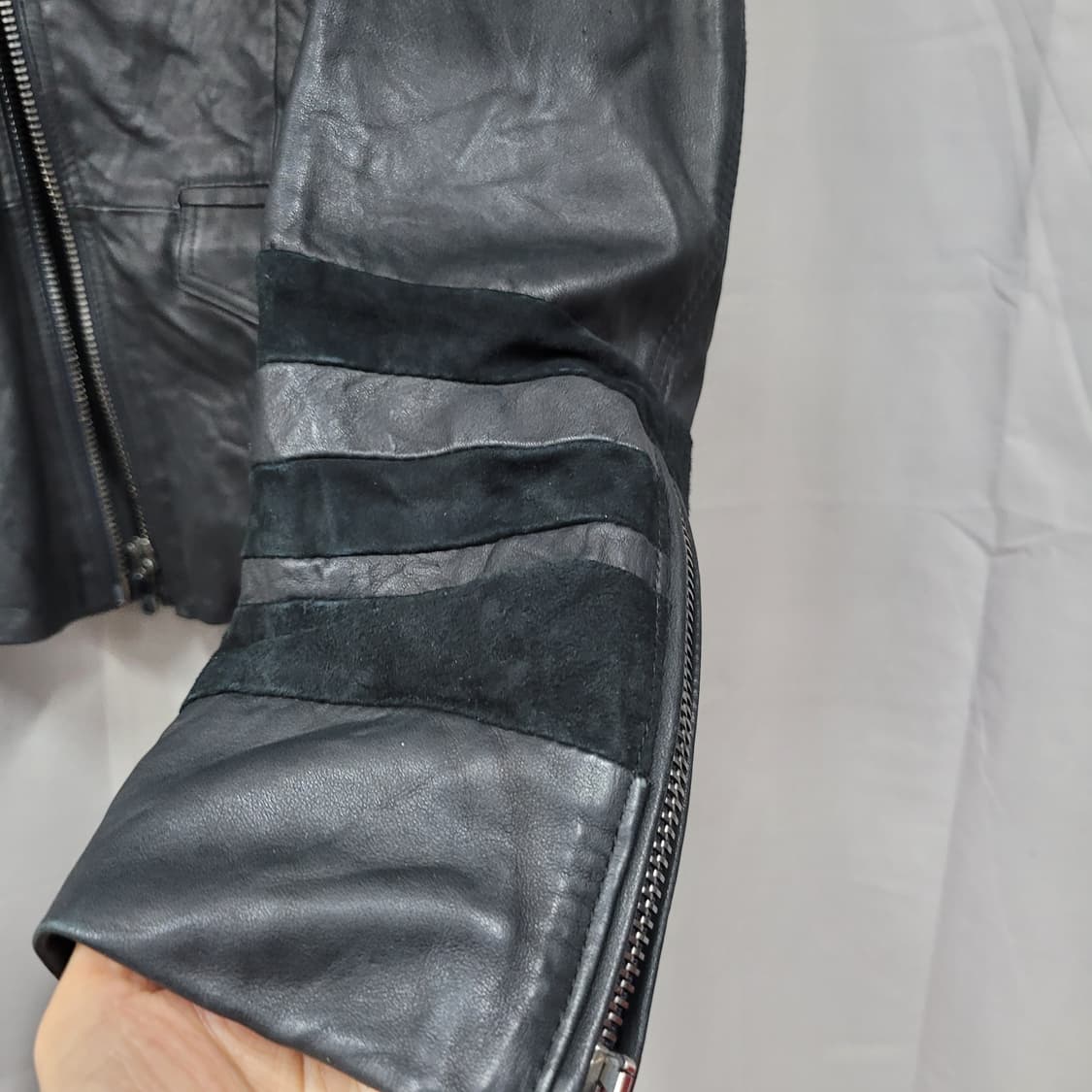 디젤 가죽 라이더 자켓  상품이미지7