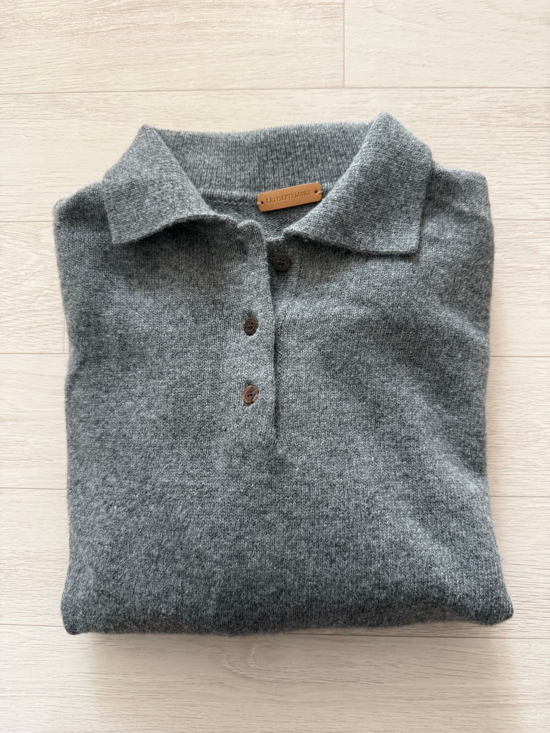 르917 le17septembte 르셉템버 캐시미어 카라니트 상품이미지3