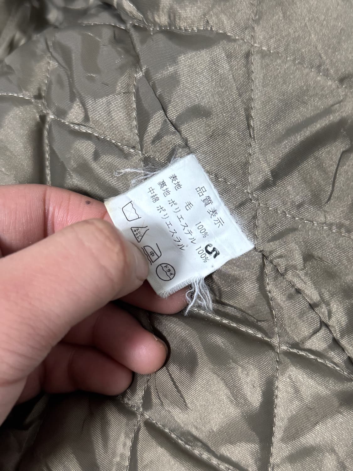 엘엘빈 울 체크 퀼팅 자켓 상품이미지8