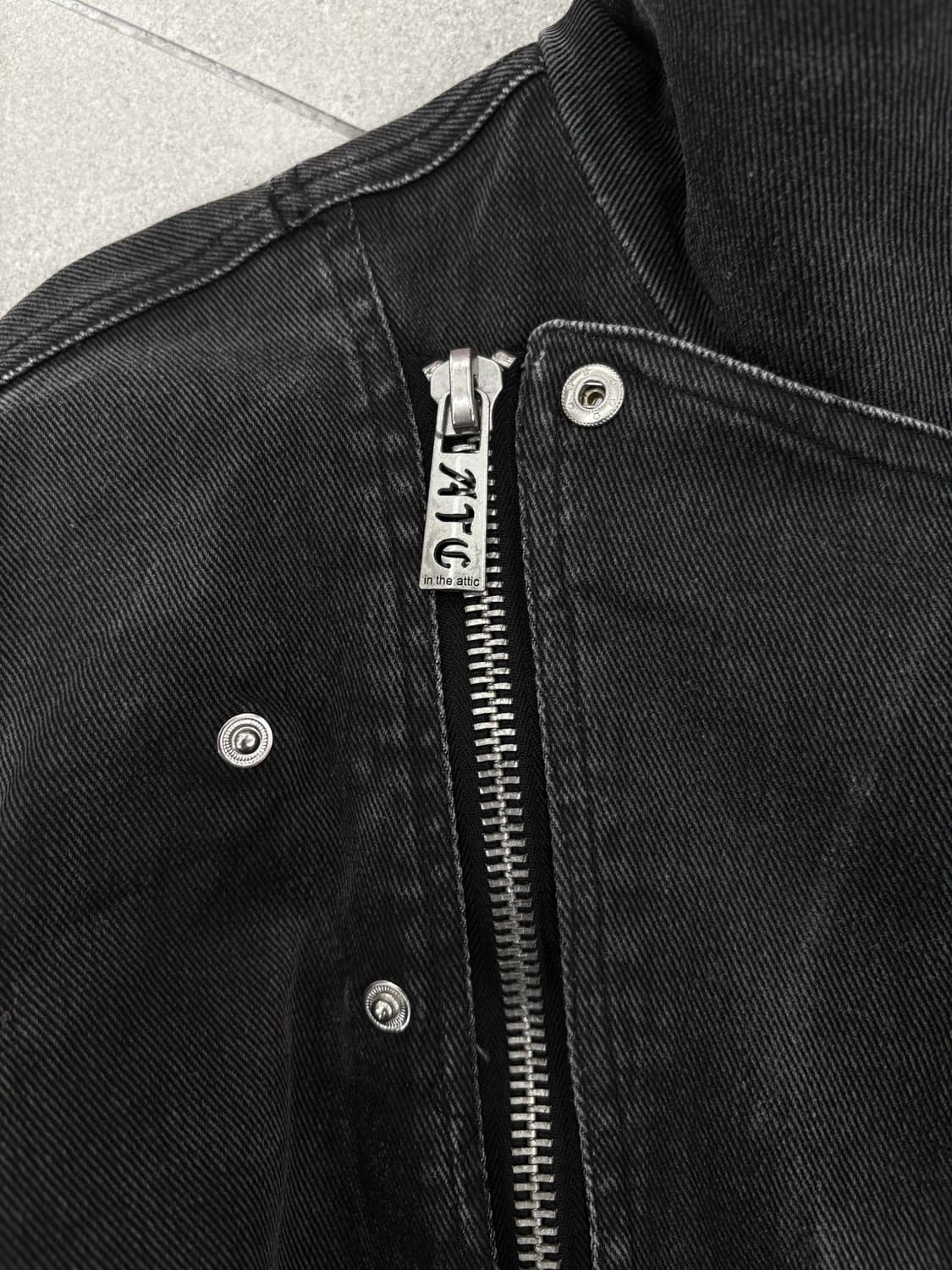 in the attic 데님 라이더 자켓 상품이미지3