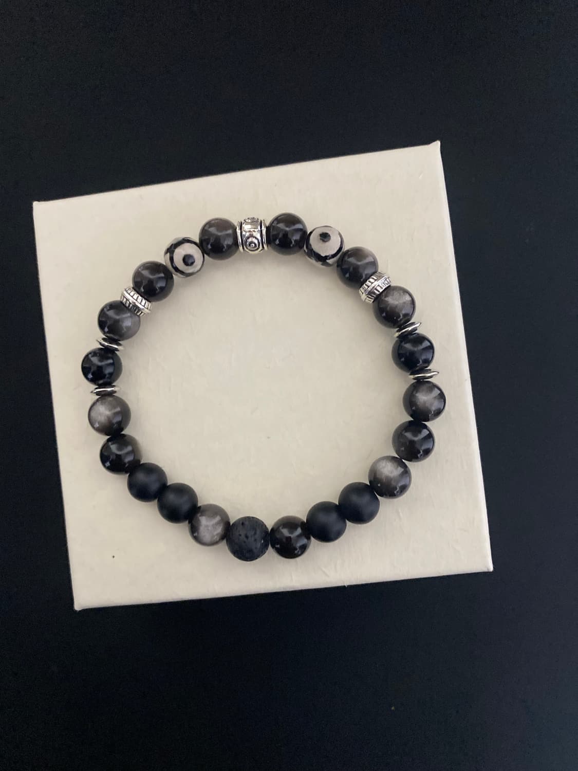 실버 옵시디언 팔찌 상품이미지1