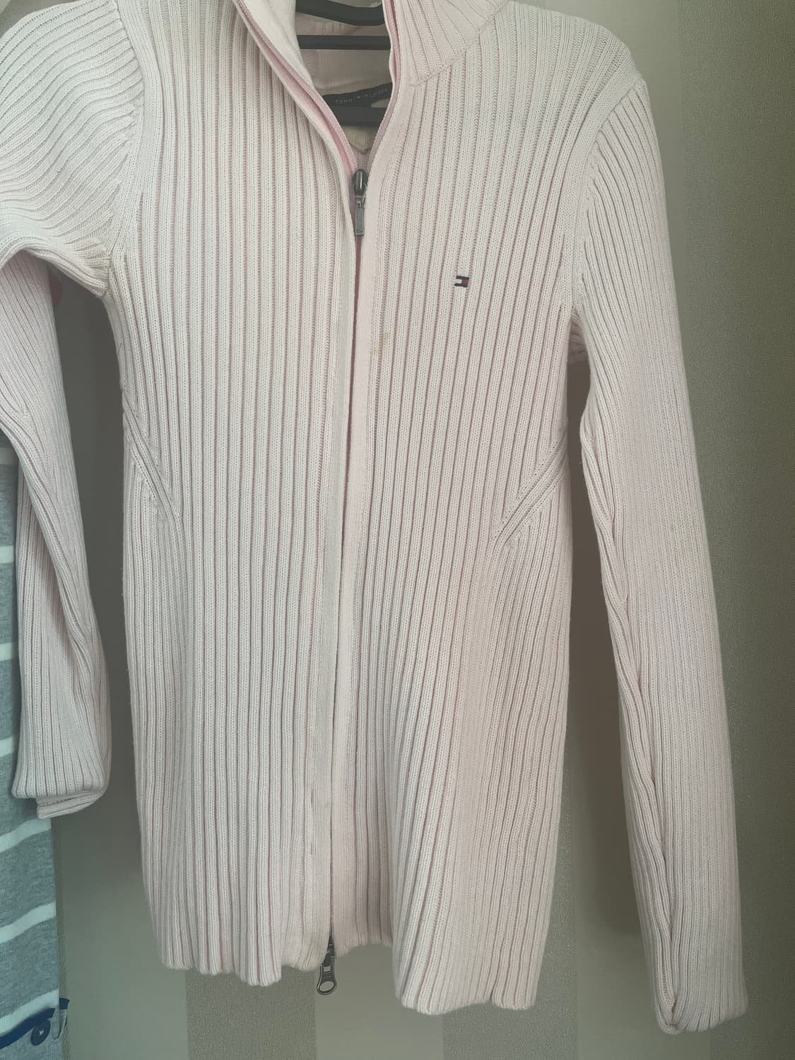 타미힐피거 딱붙미니원피스+딸기우유연핑크딱붙투웨이골지집업 상품이미지3