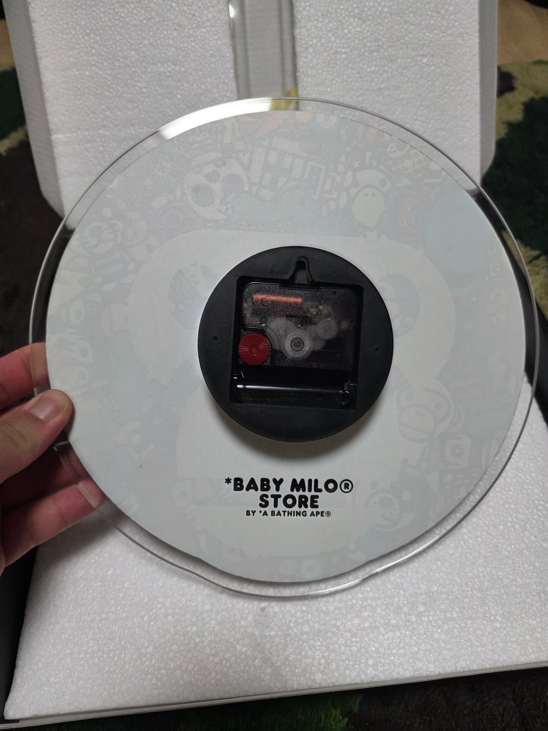 [OS] 베이프 사파리 베이비마일로 페이스 벽시계 상품이미지4