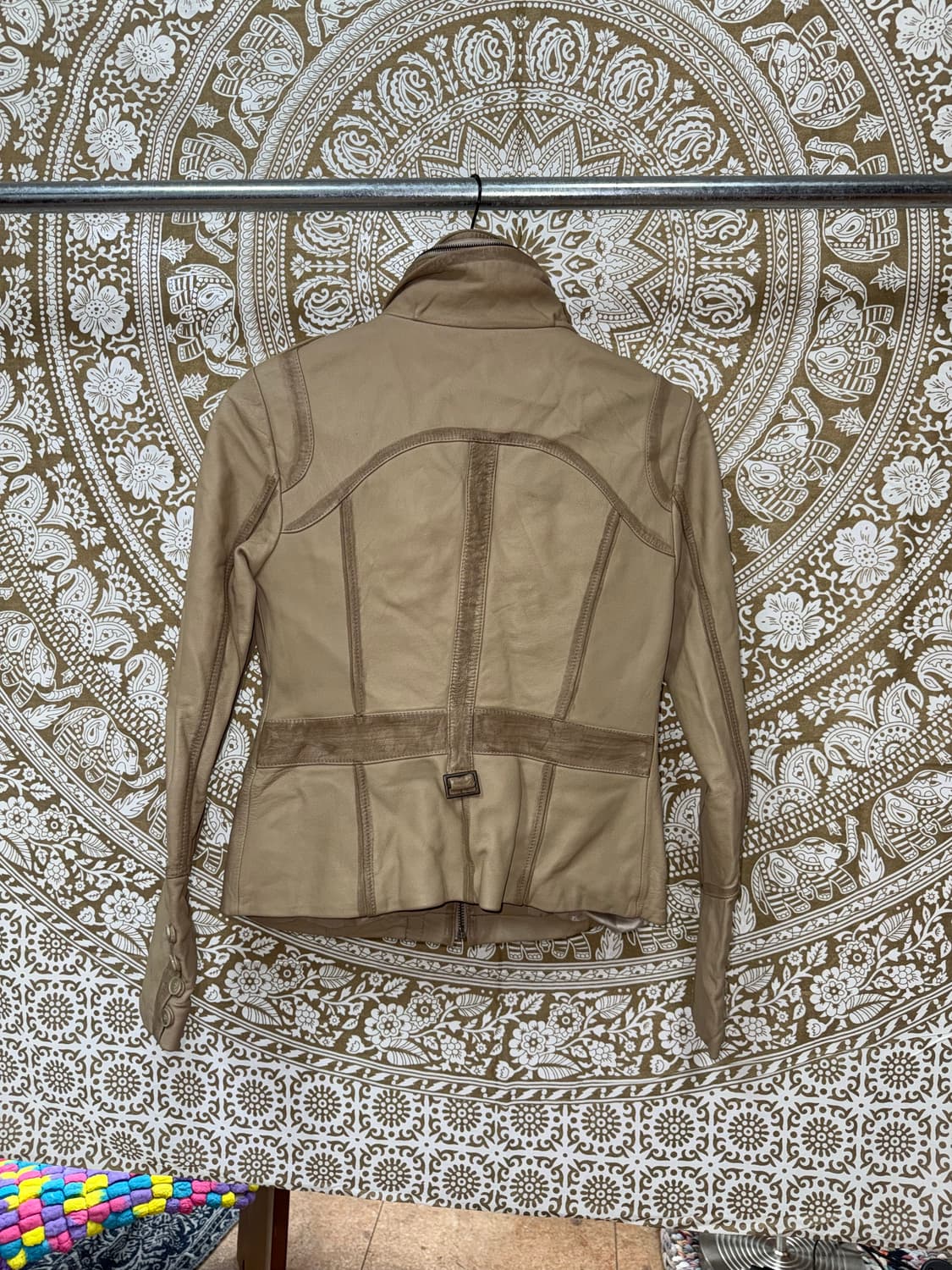 빈티지 여성 멀티포켓 레더자켓  상품이미지5