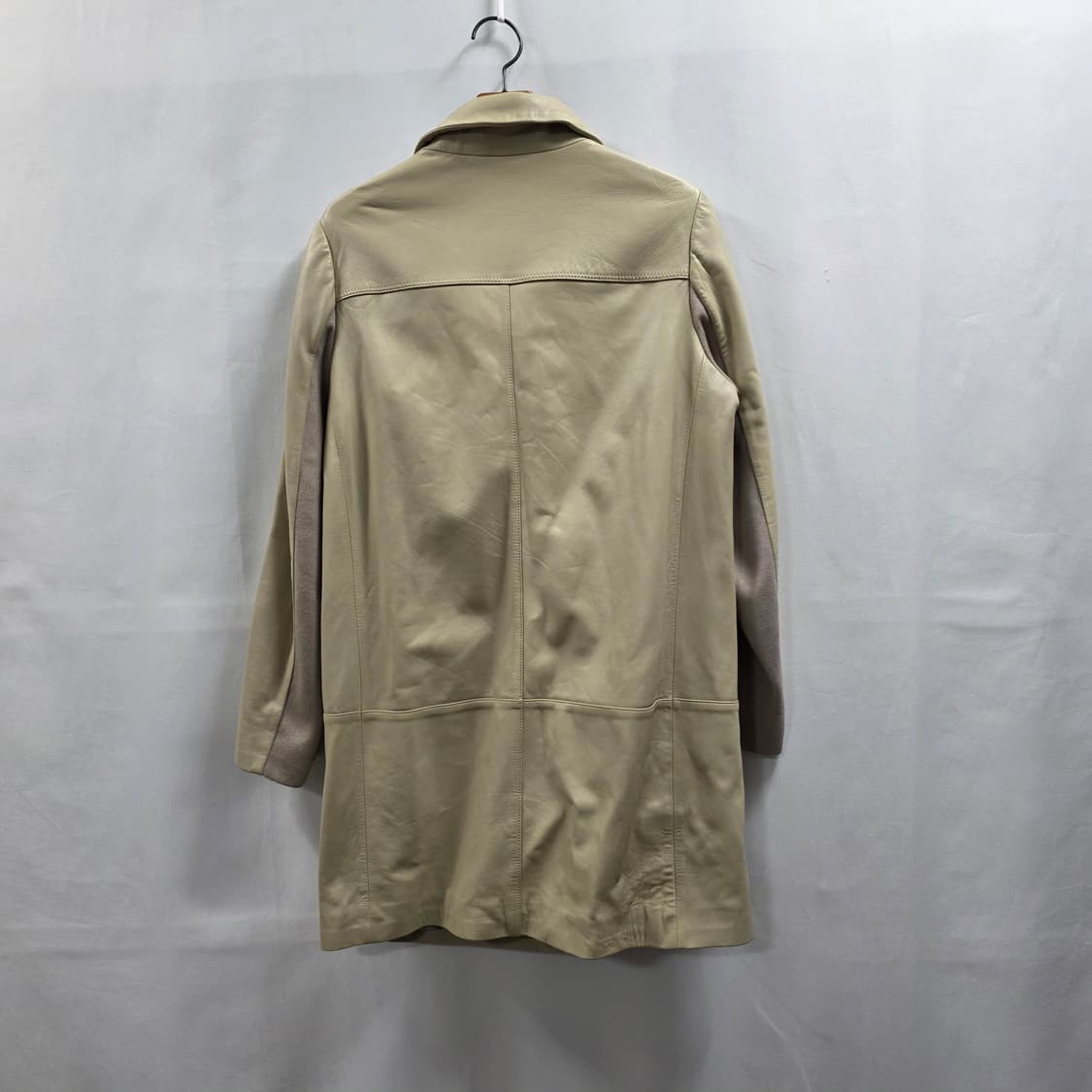 0713 코발트 바이 크리스한 천연 양가죽 롱자켓 77 상품이미지2