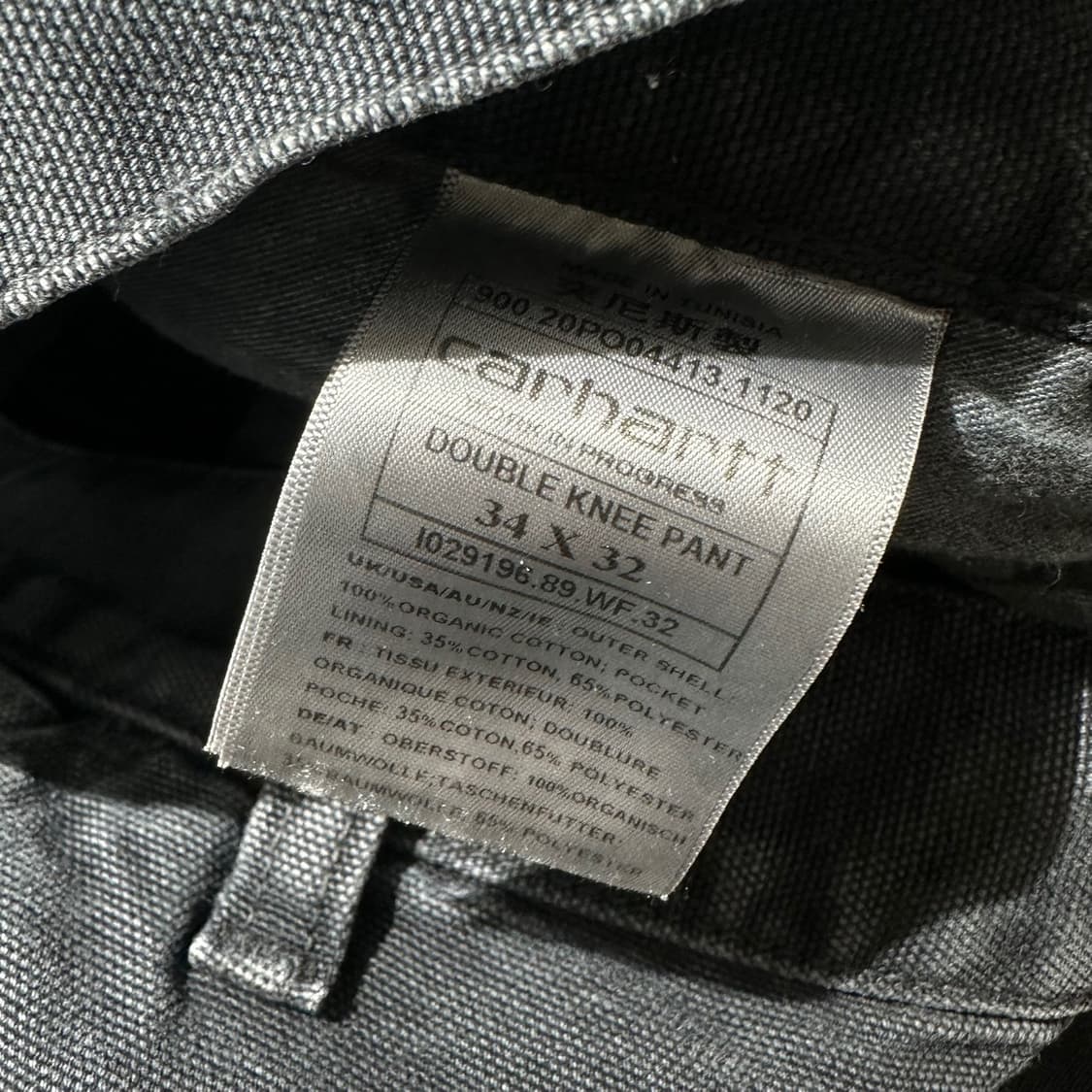 칼하트 WIP 더블니 카펜터 워크 팬츠 상품이미지7