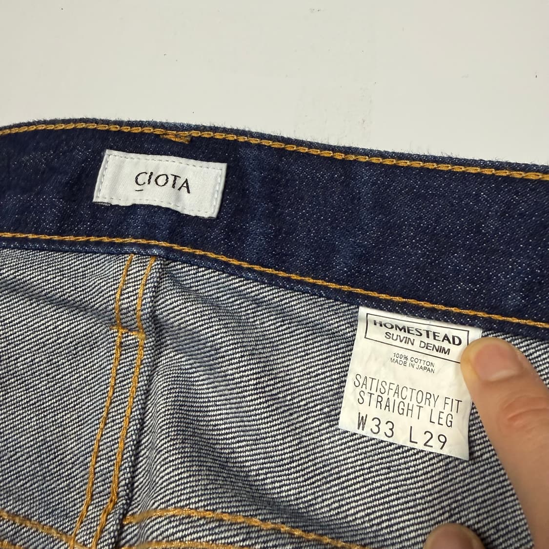 (34) 시오타 x J.S 홈스테드 셀비지 데님 상품이미지7