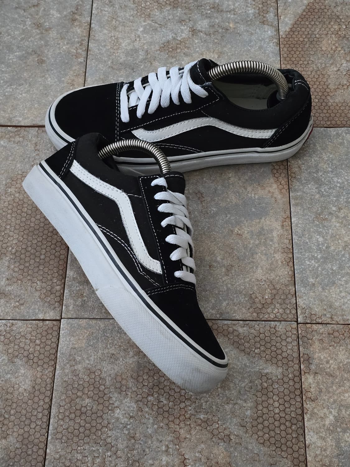 (225)반스 올드스쿨 검흰 상품이미지8