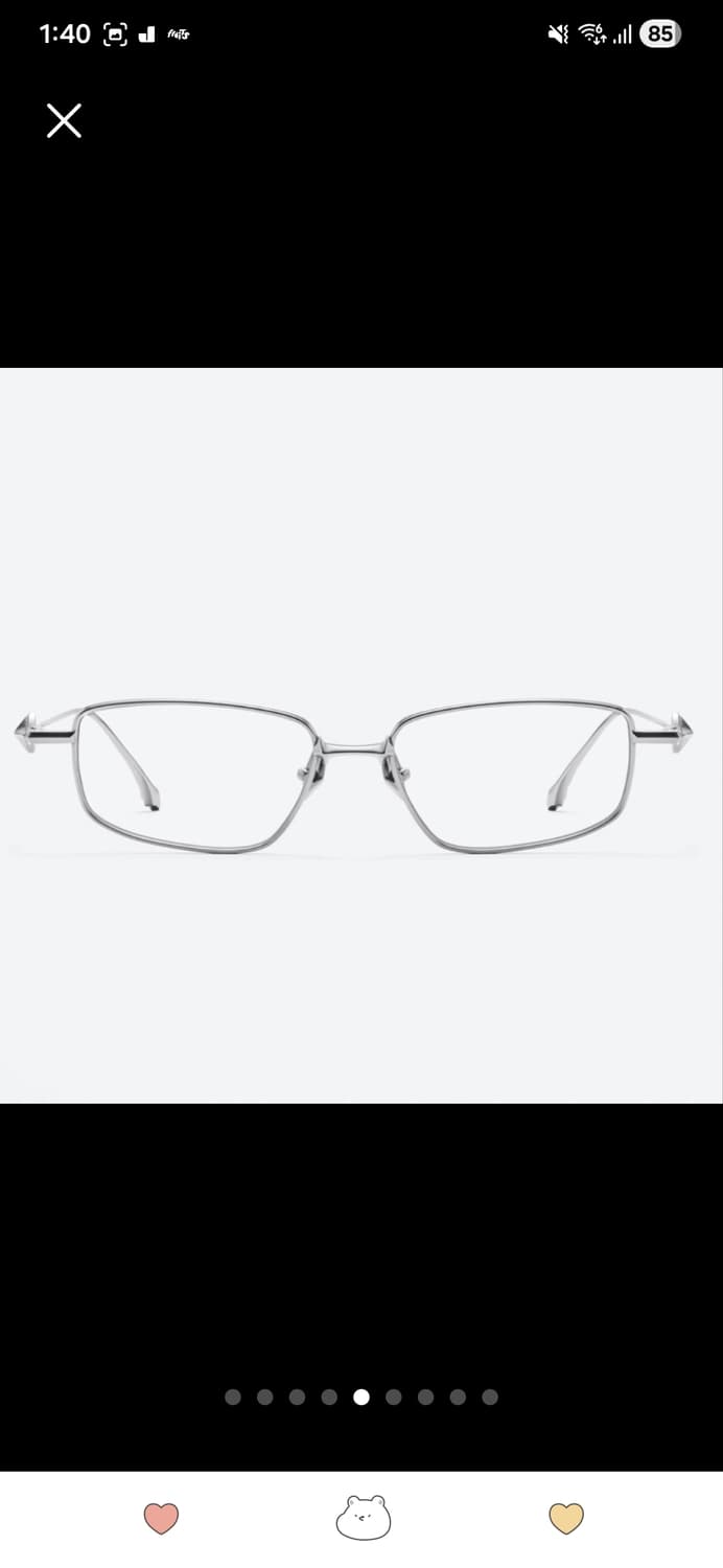 젠틀몬스터 SAGA 02 실버 안경테 새상품 상품이미지5