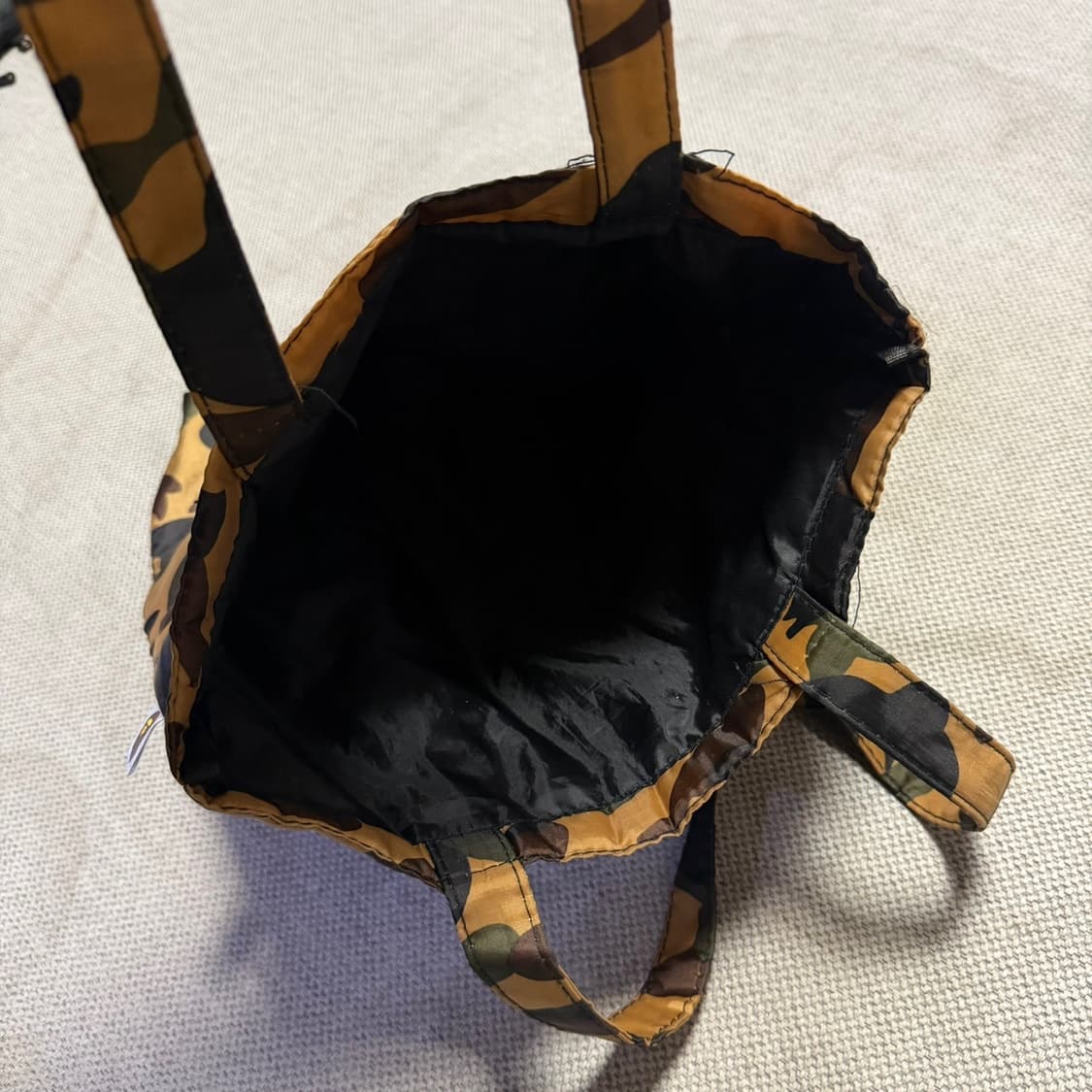 Bape 베이프 잡지 부록 샤크 카모 토트백 상품이미지4