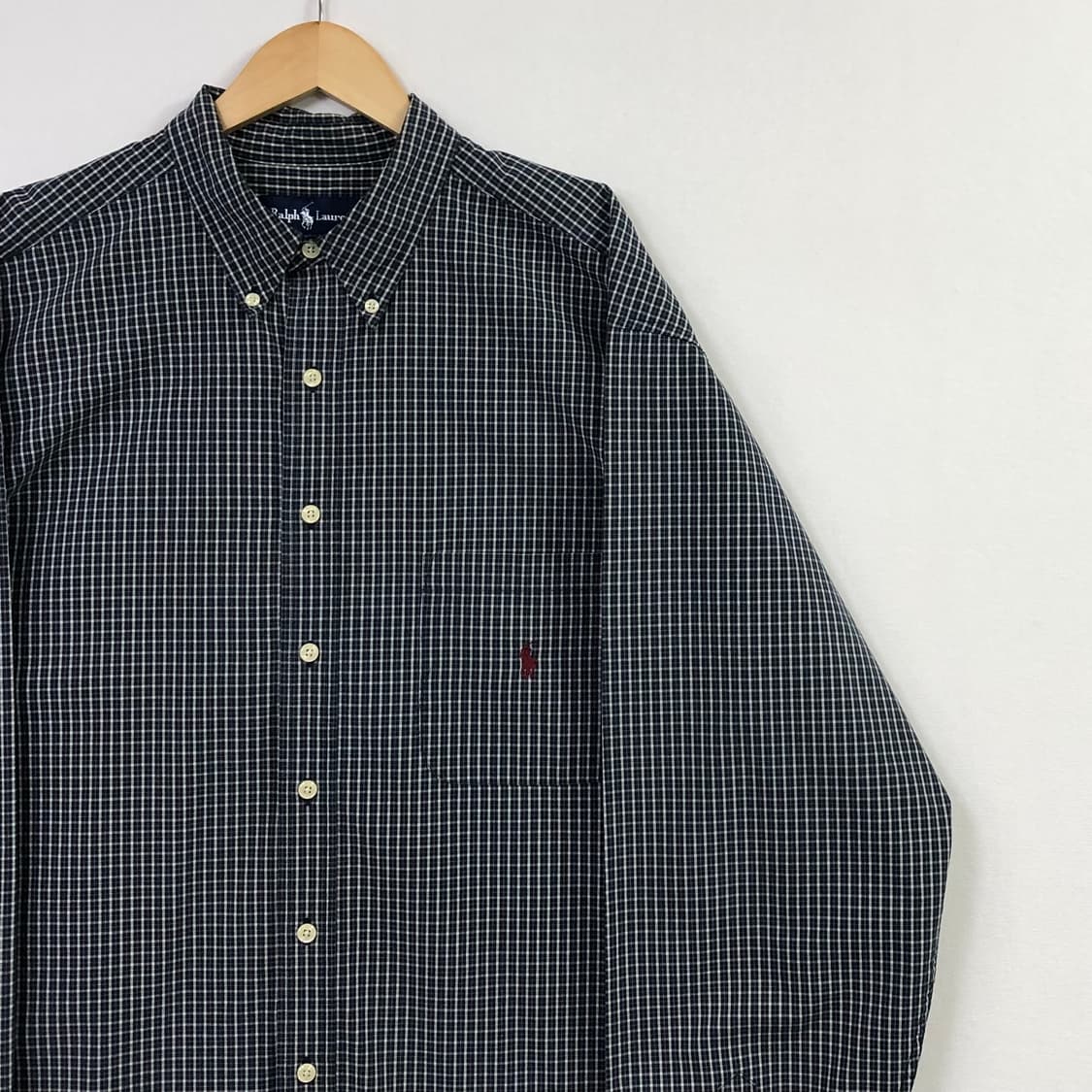 Xxl 폴로 체크 셔츠 상품이미지1