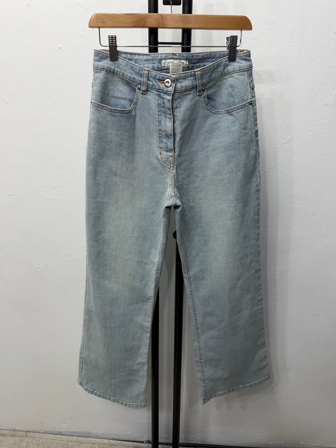 정품) 폼스튜디오 한섬 21ss 연청 데님 팬츠 S(26-27) 상품이미지1