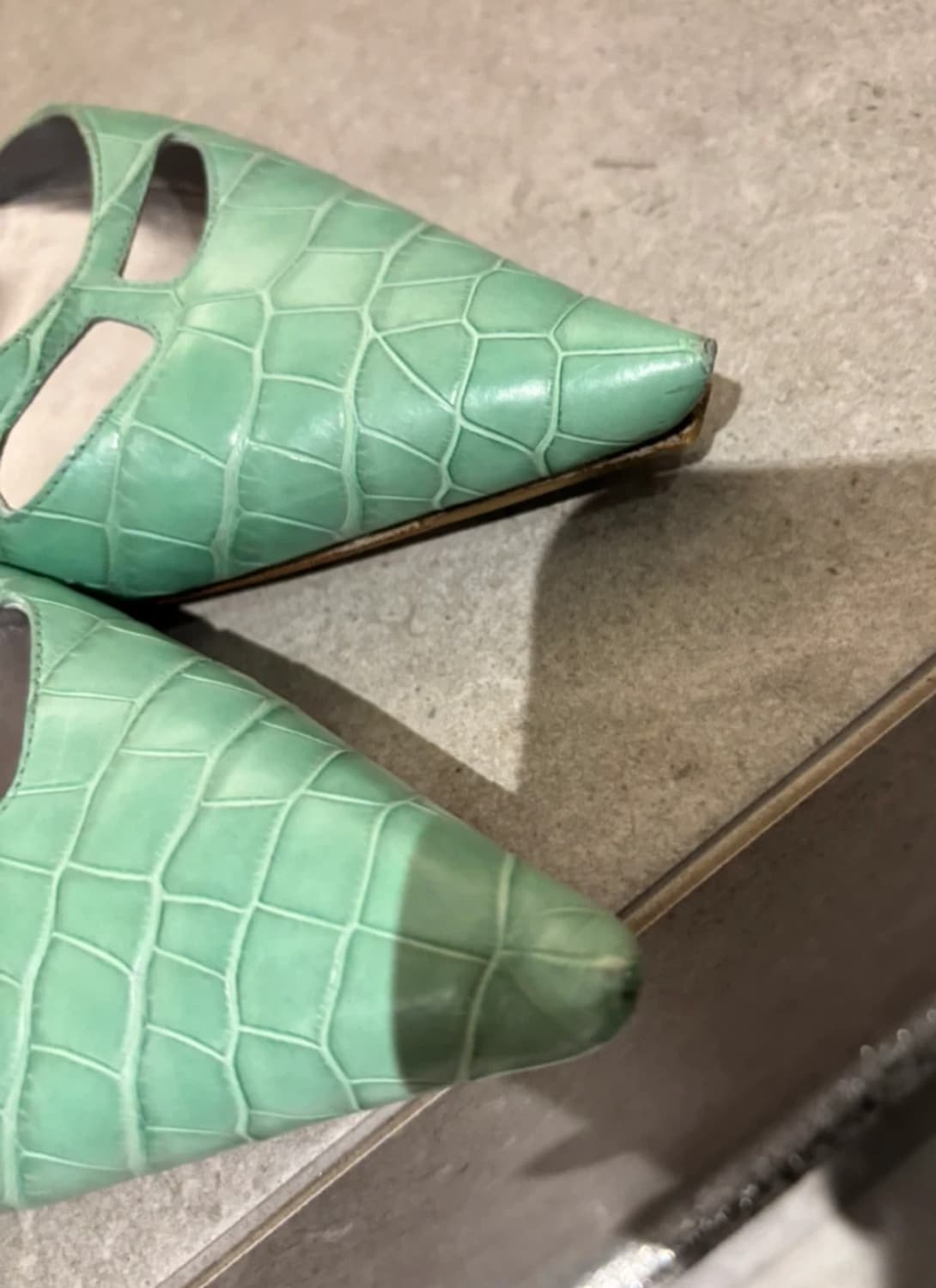 Roger vivier 로저비비에 민트 플랫슈즈 250 상품이미지3
