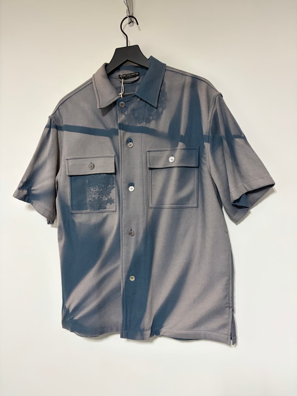 지용킴 24SS 썬블리치 코튼 반팔셔츠 M 상품이미지3