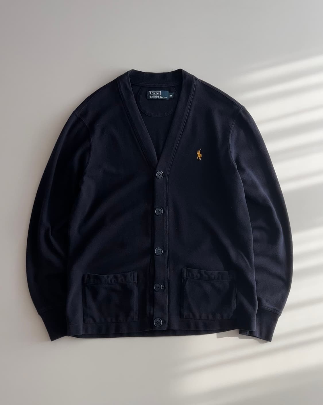 폴로 랄프로렌 네이비 코튼 가디건 M 상품이미지1