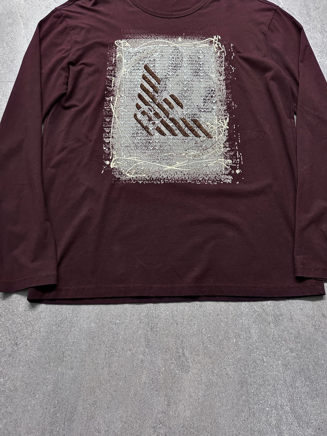 아르마니 3d 앰블럼 롱 슬리브 상품이미지3