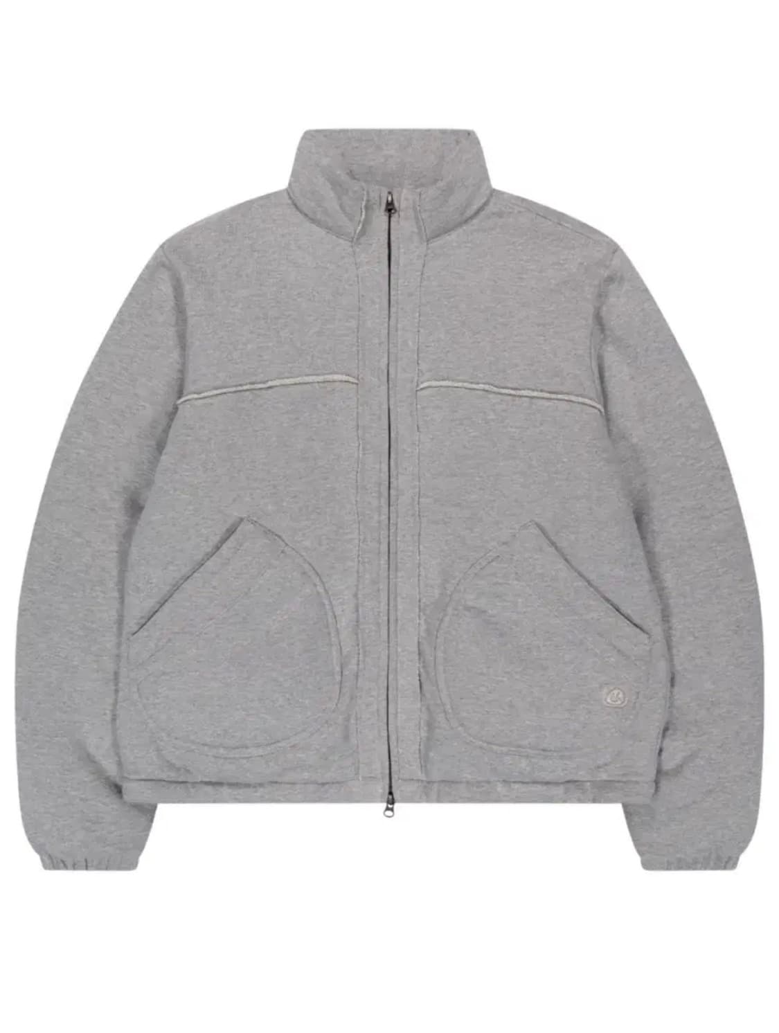 코이세이오 코지 스웻 다운 자켓 멜란지 그레이 패딩 상품이미지1