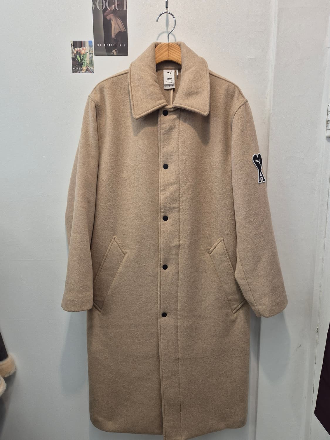 푸마와 아미 콜라보 코트 S 베이지
 상품이미지1