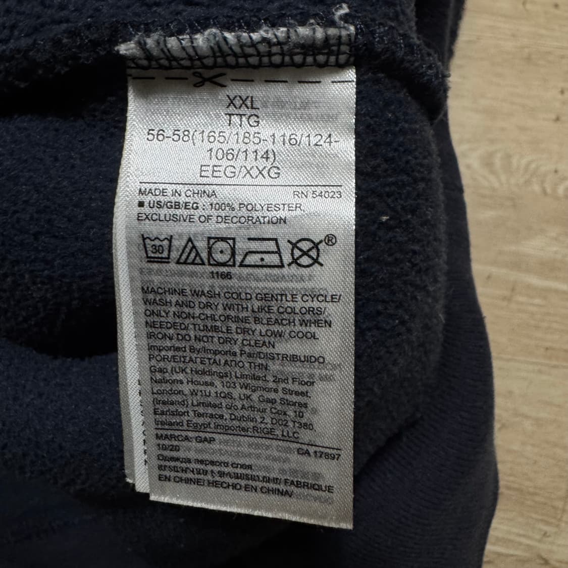 갭 빅사이즈 후리스 후드티 상품이미지6