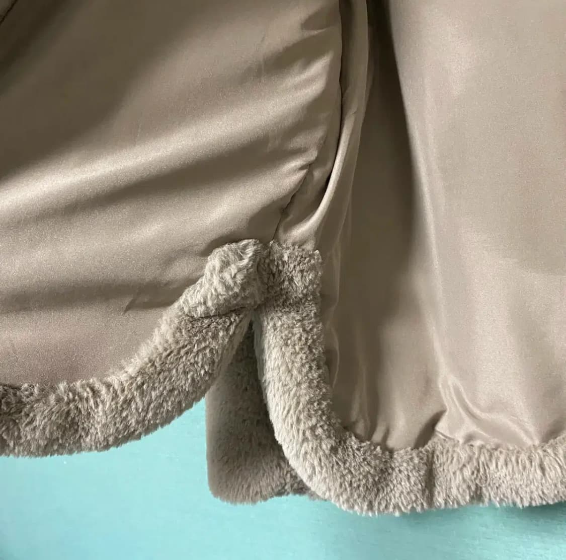 자라 후드집업 퍼집업 퍼후드 퍼자켓 브라운 퍼점퍼 퍼코트 퍼후드집업 코트 상품이미지8