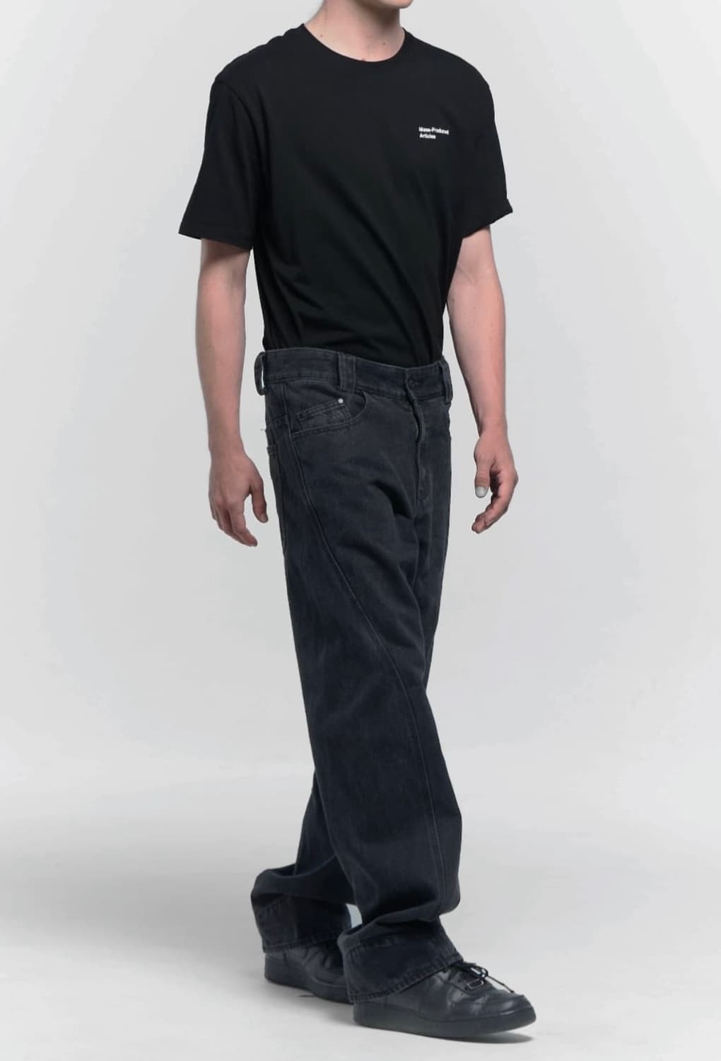 플라스틱 프로덕트 MPa DRAFT DENIM PANTS BLACK 상품이미지1