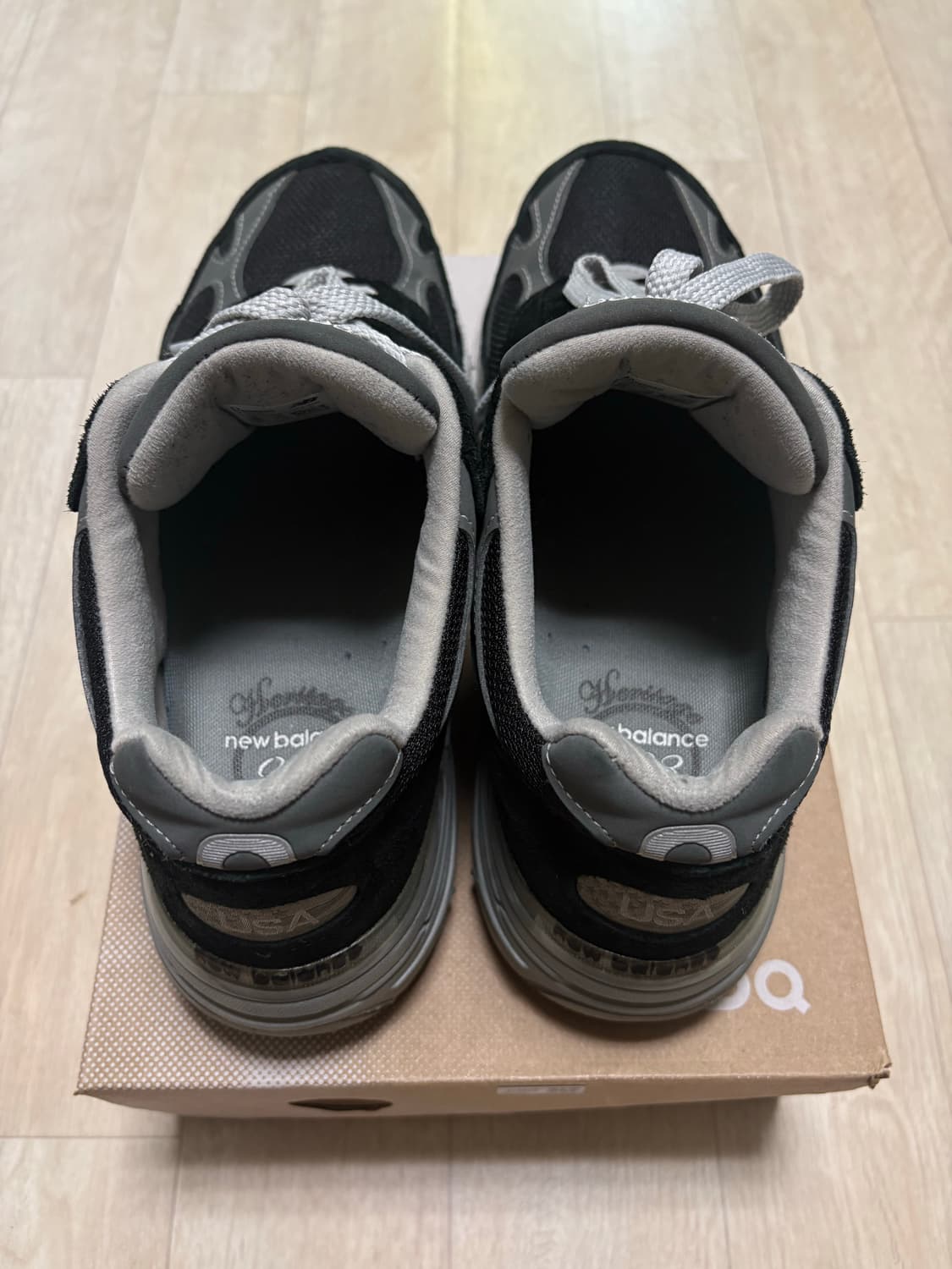 뉴발란스 993 블랙/그레이 Made in USA 44사이즈 상품이미지3