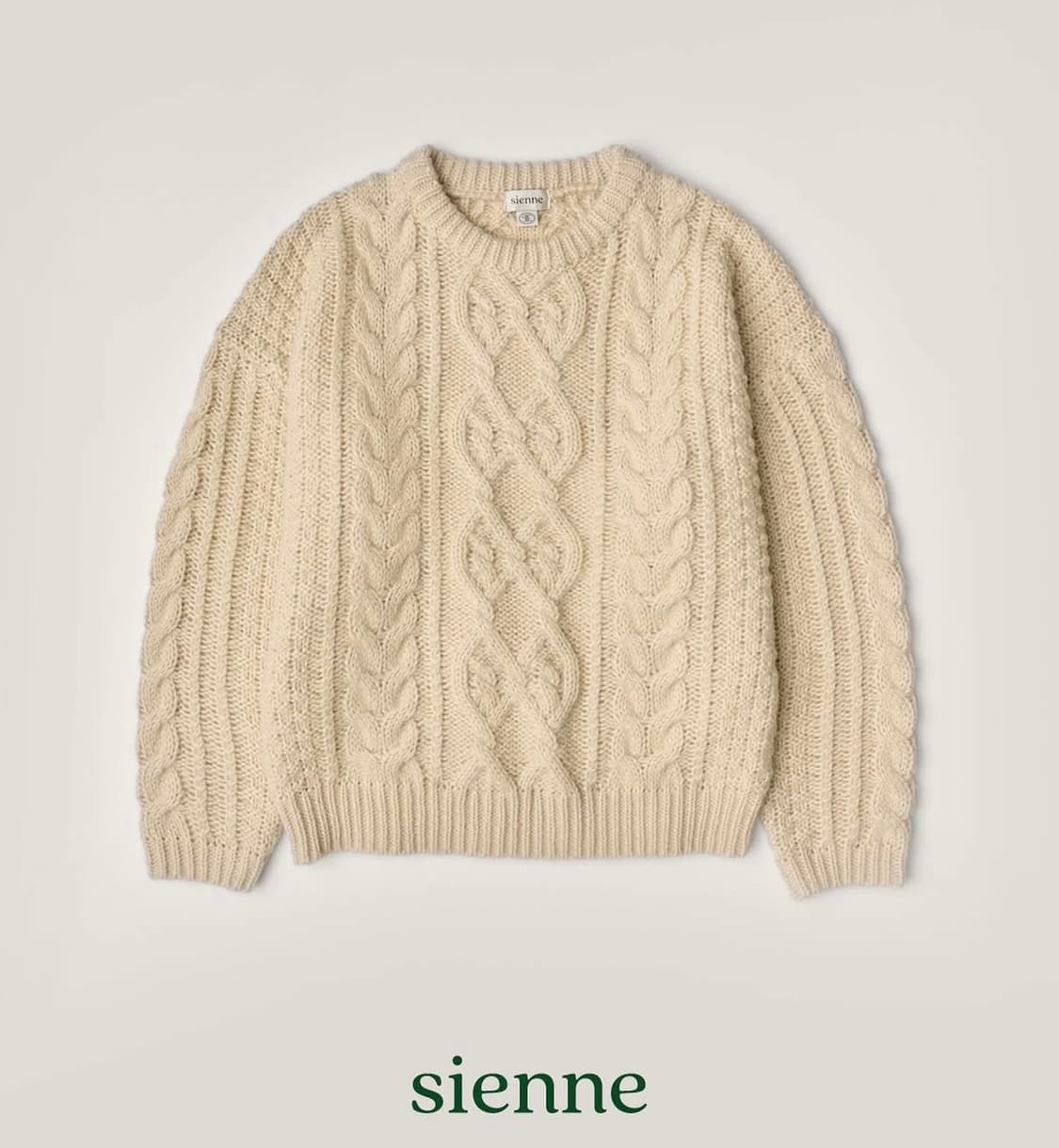 시엔느 old father sweater cream/s 상품이미지2