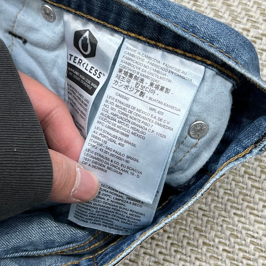 리바이스 527 데님팬츠 r3125 상품이미지7