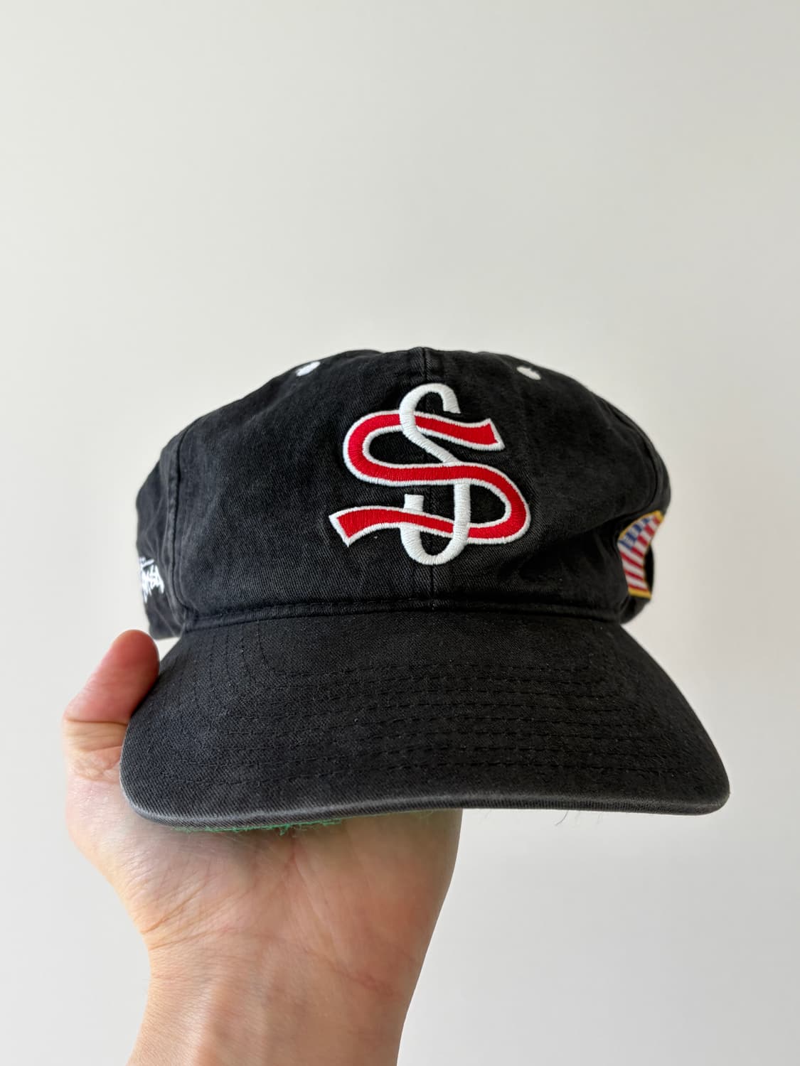 stussy 스투시 빅 리그 로고 스냅백 상품이미지1