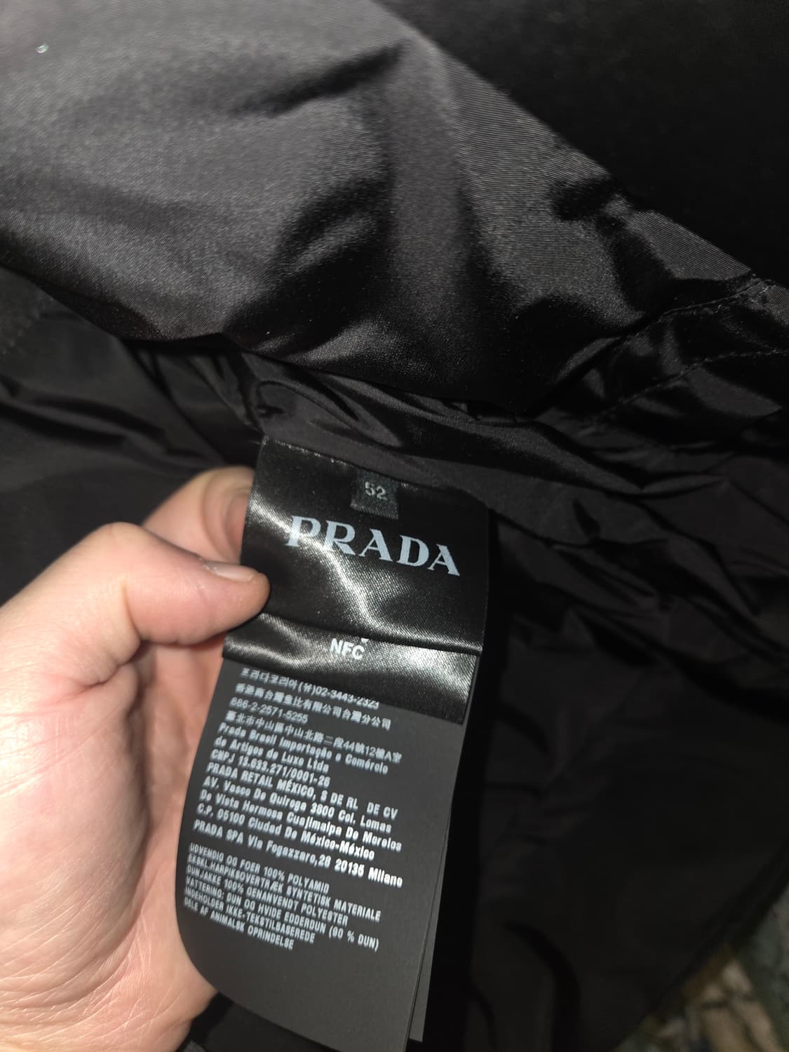 프라다sgy091 블랙패딩 52 상품이미지4