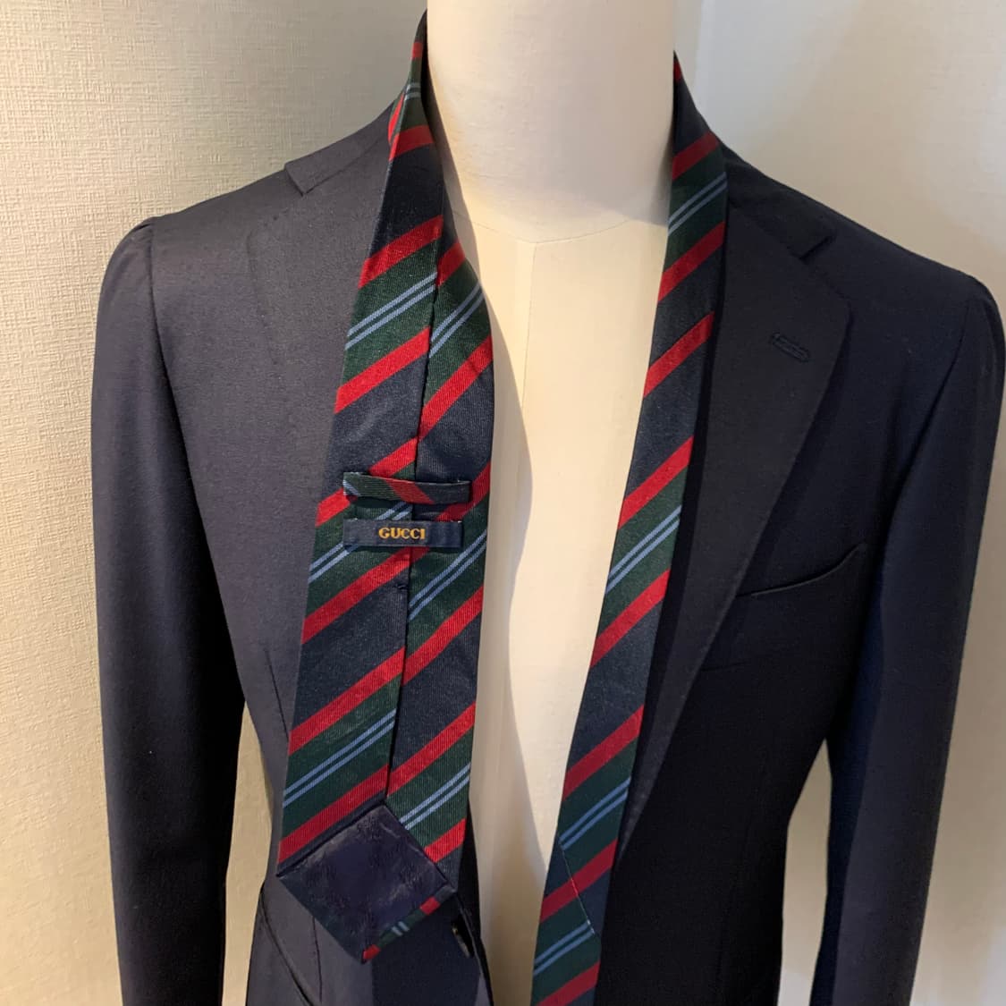 구찌(GUCCI) 레지멘탈 클래식넥타이 명품 100실크 8cm A+등급 상품이미지2