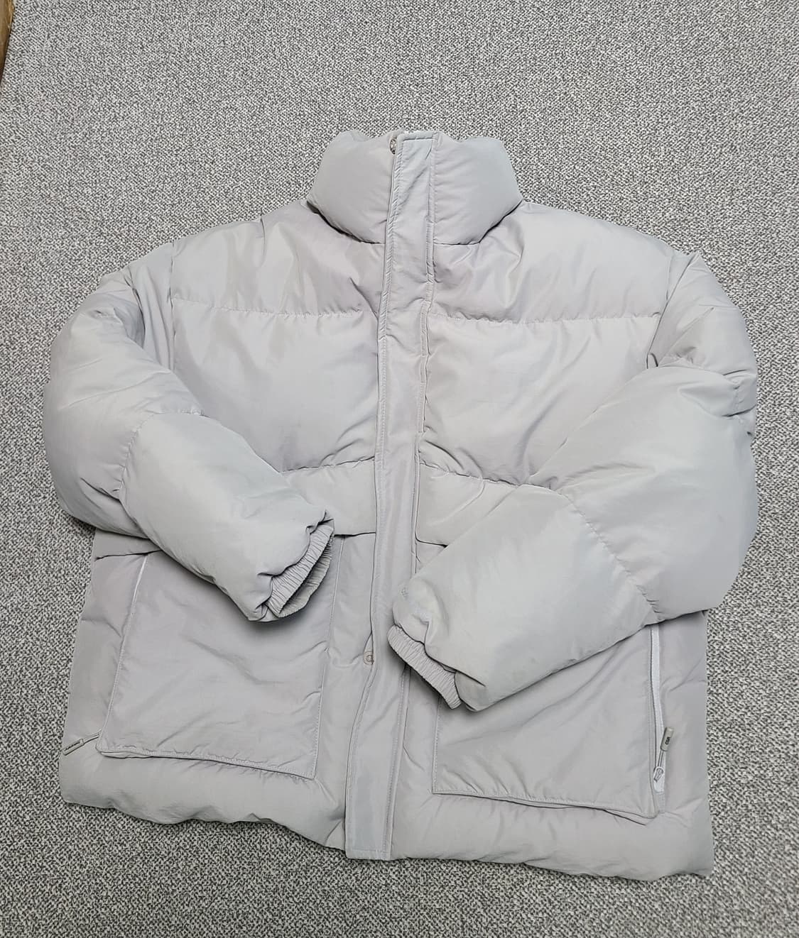 코드그라피 그레이 유틸리티 덕다운 숏 패딩 M 상품이미지1